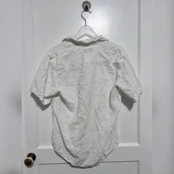 COASTAORO white linen button down shirt - Picture 2 of 4